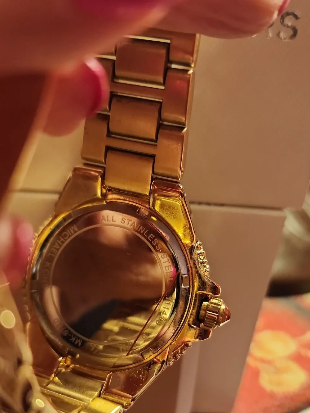 Michael Kors Camille Gold Crystal-Embellished Womens Bracelet Watch. GORGEOUS!!!